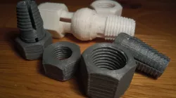 Parametric tapered thread coupling