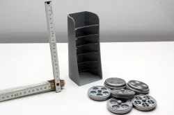 Pasta disk storage rack