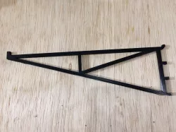 Pegboard shelf bracket - 10 inch deep