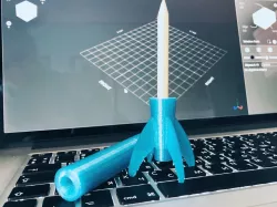 Pencil Rocket Diy