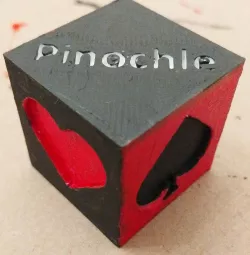Pinchole & Euchre Suit Reminder Cube