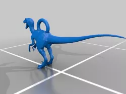 primal carnage raptor keychain