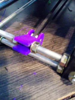 Prusa i3 Rework Y Idler Dual Bearing 608zz Easy Replace (open rear)