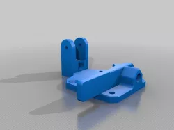 Right Side Flex Filament Extruder w/ Arm & Top mount Roller Guide