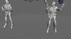 Robotech Zentraedi Lt Combat Armor Buddy Team 1