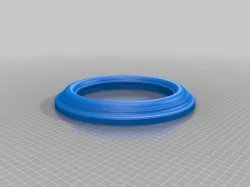Round mirror frame