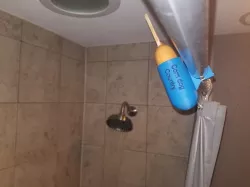Shower Rod Corn Dog Holster