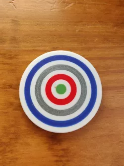 Single extruder multicolor test
