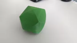 Smooth Steinmetz solid - 3 cylinders intersection
