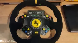 Steering wheel button plate with TM1638 display