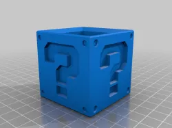 Super Mario Fire/Ice Flower on Question Block