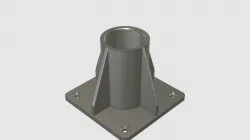 Support Leg from PVC Tubing 32mm
