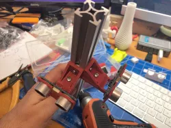 T-slot support for ultrasonic sensor HC-SR04