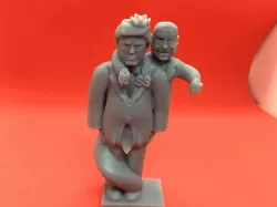 Trump Chess-Alternate Trump King-Trump with the Ghost of John McCain