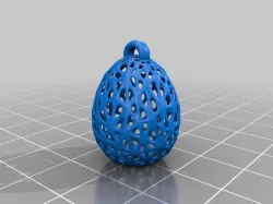 Voroni Style Easter Egg Earrings