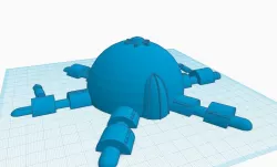 Wargame tabletop Scifi building 28mm