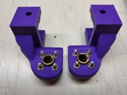 Z T8 Rod holder with nuts holes