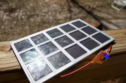 $1 Yard Solar Lights to Solar Panel