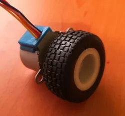 28BYJ-48 compatible rim for Tamiya Buggy Tyre