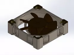 40mm Noctua Fan solidworks CAD