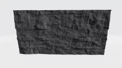Aquarium Background - Textured Sedimentary Stonewall - 4 x 2