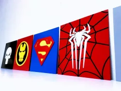 Avengers and Superhero emblems - Critter Hitters