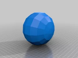 Ball vase Low Poly