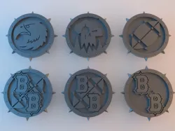 BB Tokens - 40mm x 4mm (plus spikes)