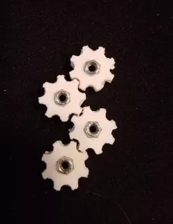 Bed Leveling Thumb Wheel with M3 Nylock Nut