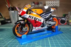 Bike stand for 1/12 scale model