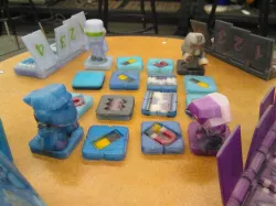 Bot Blitz Big Brute Battery Bit Battle 3D Printed Stragegy Game