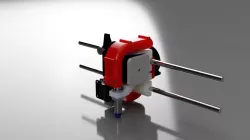 Cable duct / tidy for BMG extruder mount