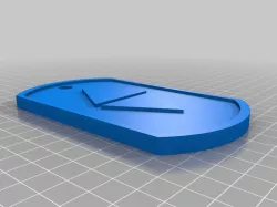 Captain Xavier Crew Auxiliary Dog Tag