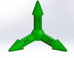 Cartesian axis XYZ