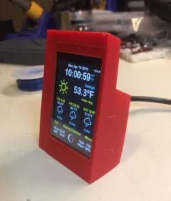 Case for Wemos D1 Mini v3 with 2.4" TFT Shield