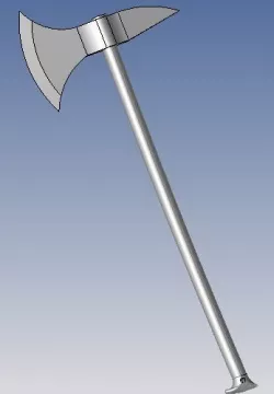 Classic Two-Handed Battle Axe