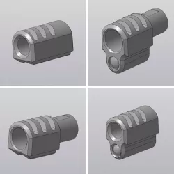Compensator for WE GBB pistol 1911