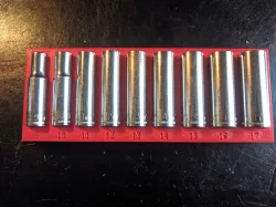 craftsman metric deep-socket organizer tray