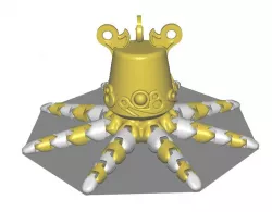 Cute Mini Cyborg Octopus (Remix)