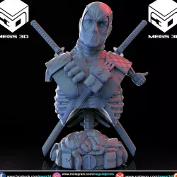 deadpool bust