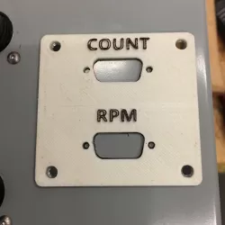Double DB-9 Panel Mount Plate