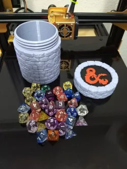 Dungeons & Dragons Dice Container