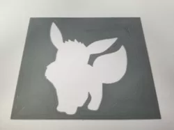 Eevee Stencil for Art Work (Pokemon) 