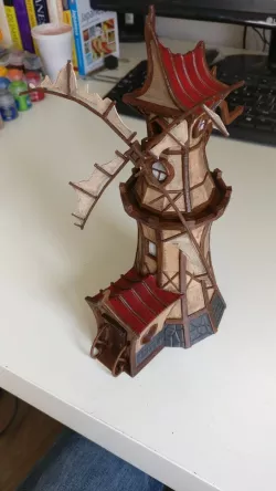 Fantasy Windmill with alternative parts