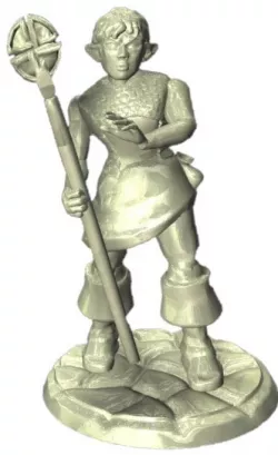 Female Elf Cleric figure