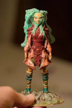 Female Gnome Druid Miniature