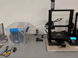   Filament dry box for 4 spools