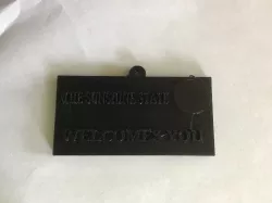 Florida Souvenir (with keychain hole)