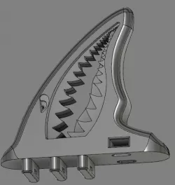 Floss 3.0 Tiger Shark fighter fin 
