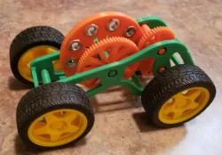 Flywheel Powered Car